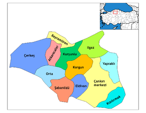 300px-Çankırı_districts
