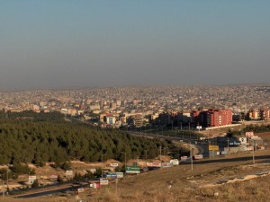 Gaziantep Başpınar şehir merkezi girişi.