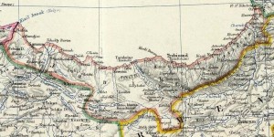 1861 yılında Trabzon Vilayeti'ninsancakları: Trabzon, Lazistan, Canik, Gümüşhane